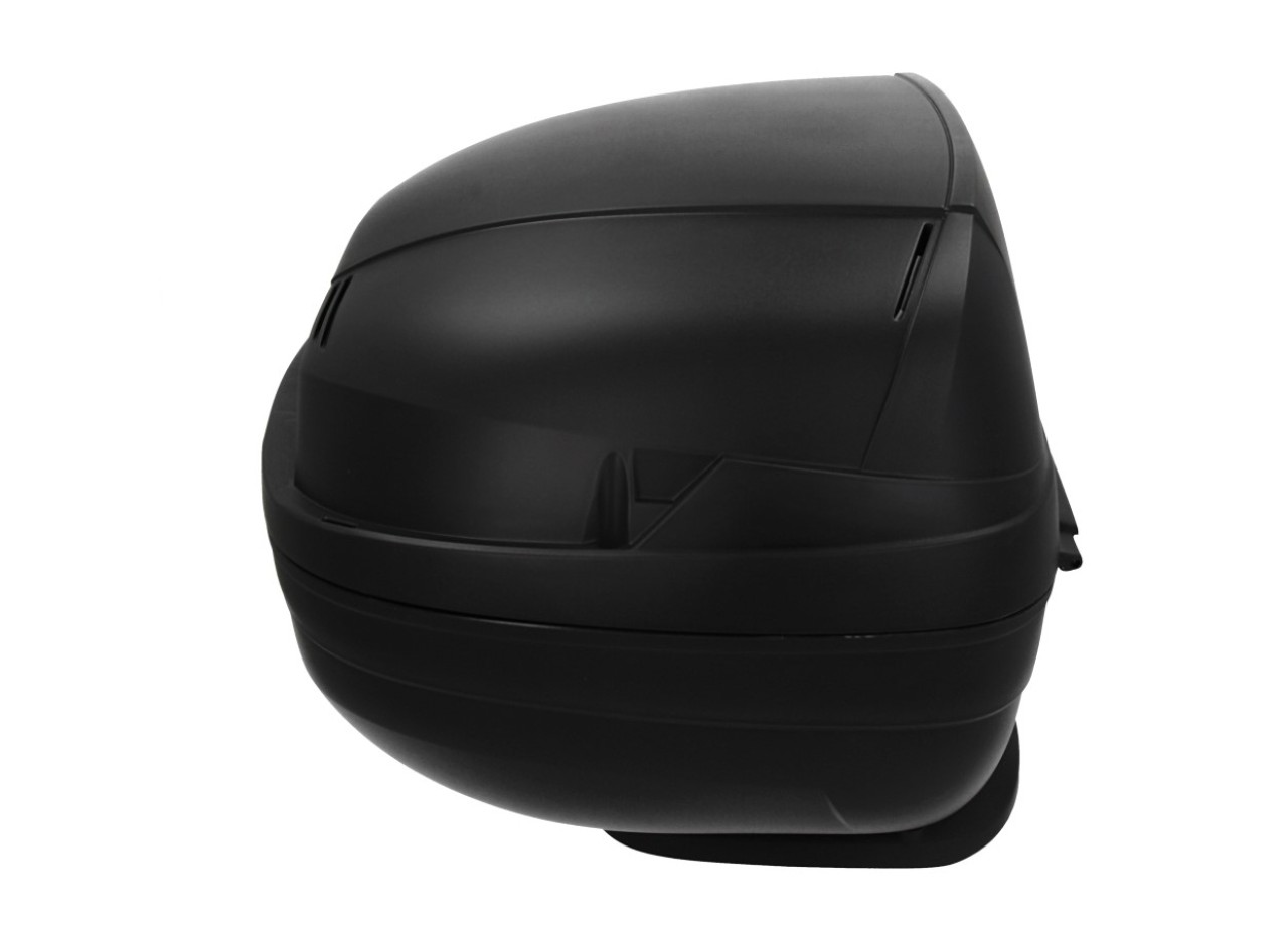 Topkoffer, 37 l, bruin incl. rugkussen voor Piaggio MP3 500 Sport Advance HPE