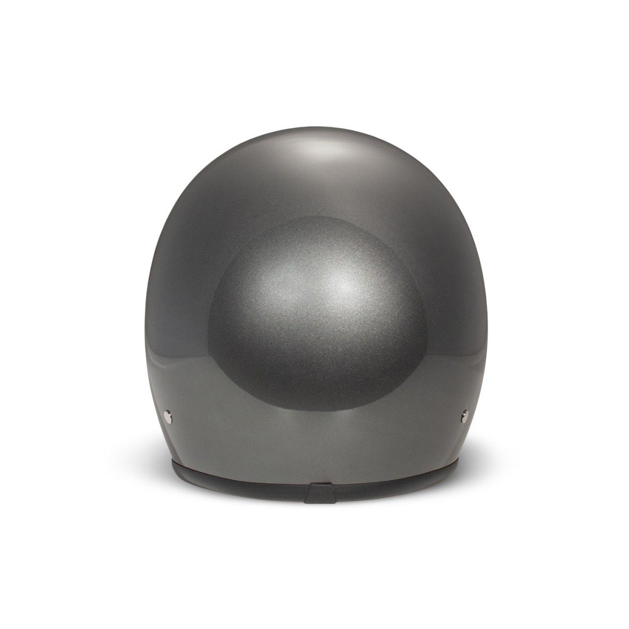 DMD jethelm Retro, grijs, glanzend, Metallic Grey, glasvezel, ECE 22.06