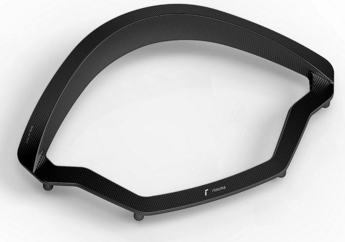Decoratieve ring RIZOMA snelheidsmeter voor Vespa GTS/GTS Super 125-300cc (`23-), zwart