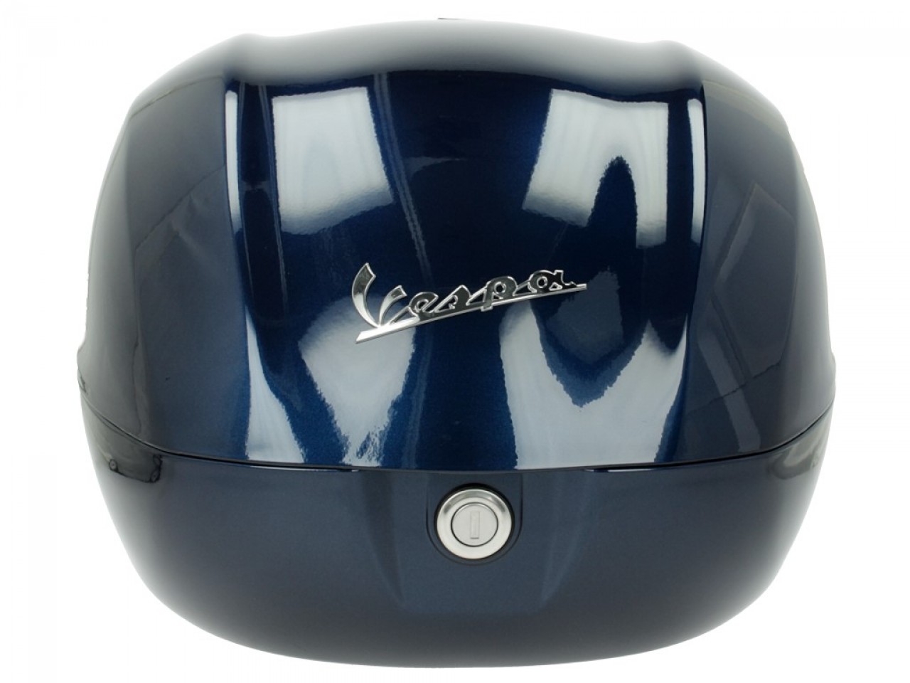 Topkofferset 32L blauw middernacht (222/A), rugkussen beige voor Vespa Sprint / Primavera