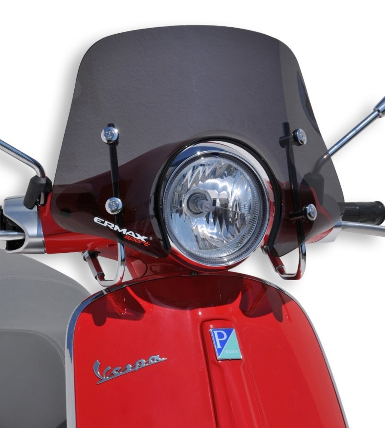 Windscherm ERMAX Piccolo H 300 mm voor Vespa Primavera 50-150cc 2T/4T, helder