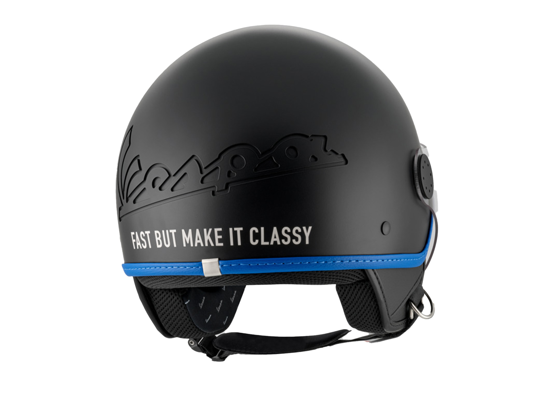 Vespa jethelm Vizier 4.0 DEC Blade zwart mat