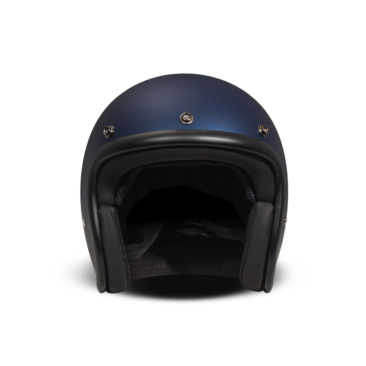 DMD jethelm Retro, blauw, mat, Matt Deep Blue, glasvezel, ECE 22.06