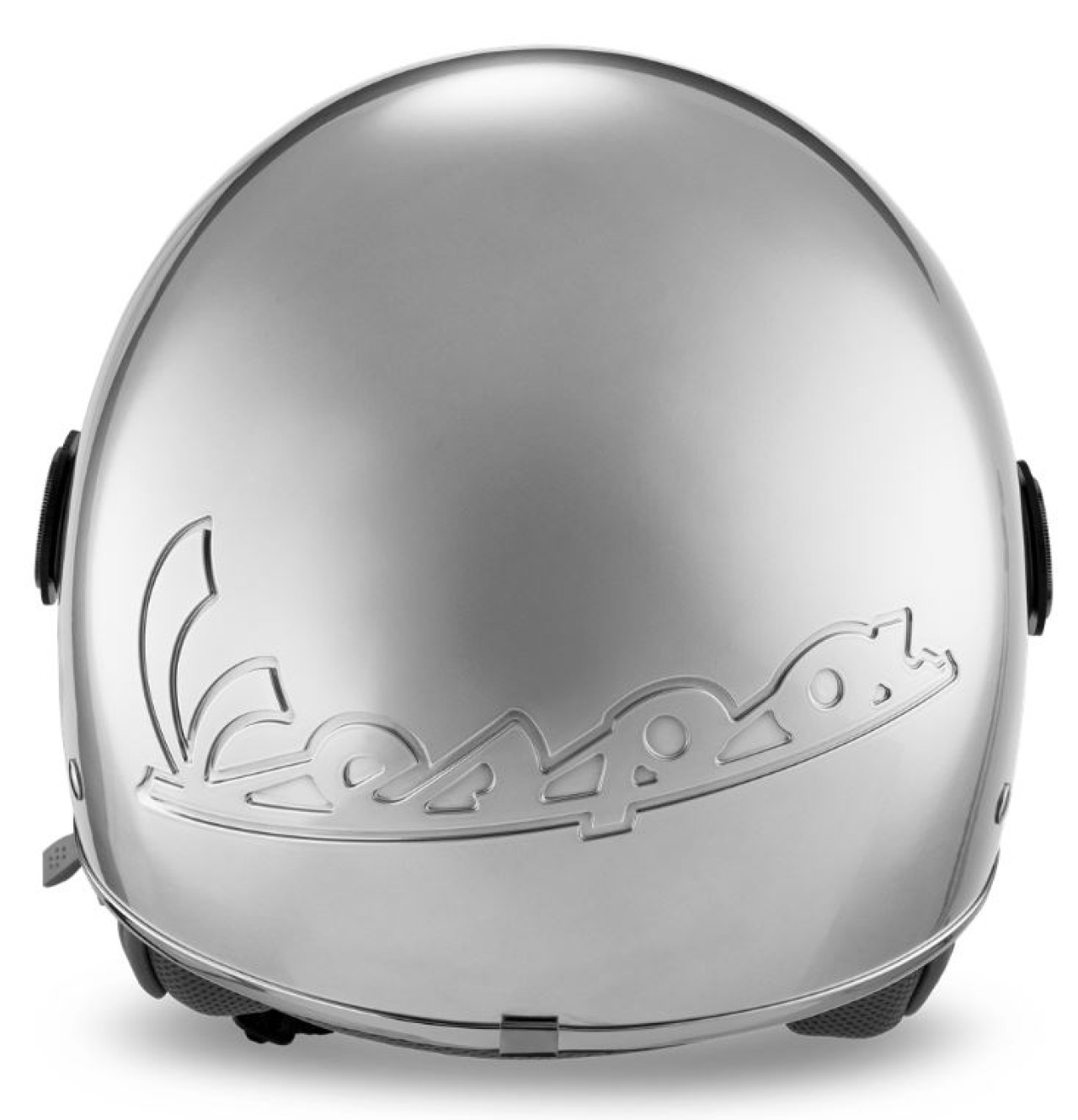 Vespa jethelm Vizier 4.0 DEC Blade zilver mat