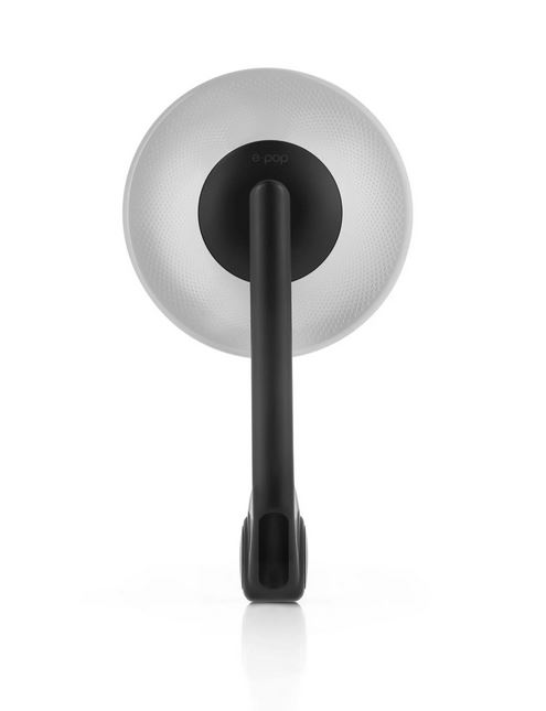 Stuurspiegel RIZOMA E-POP links of rechts voor Vespa, zwart/grijs