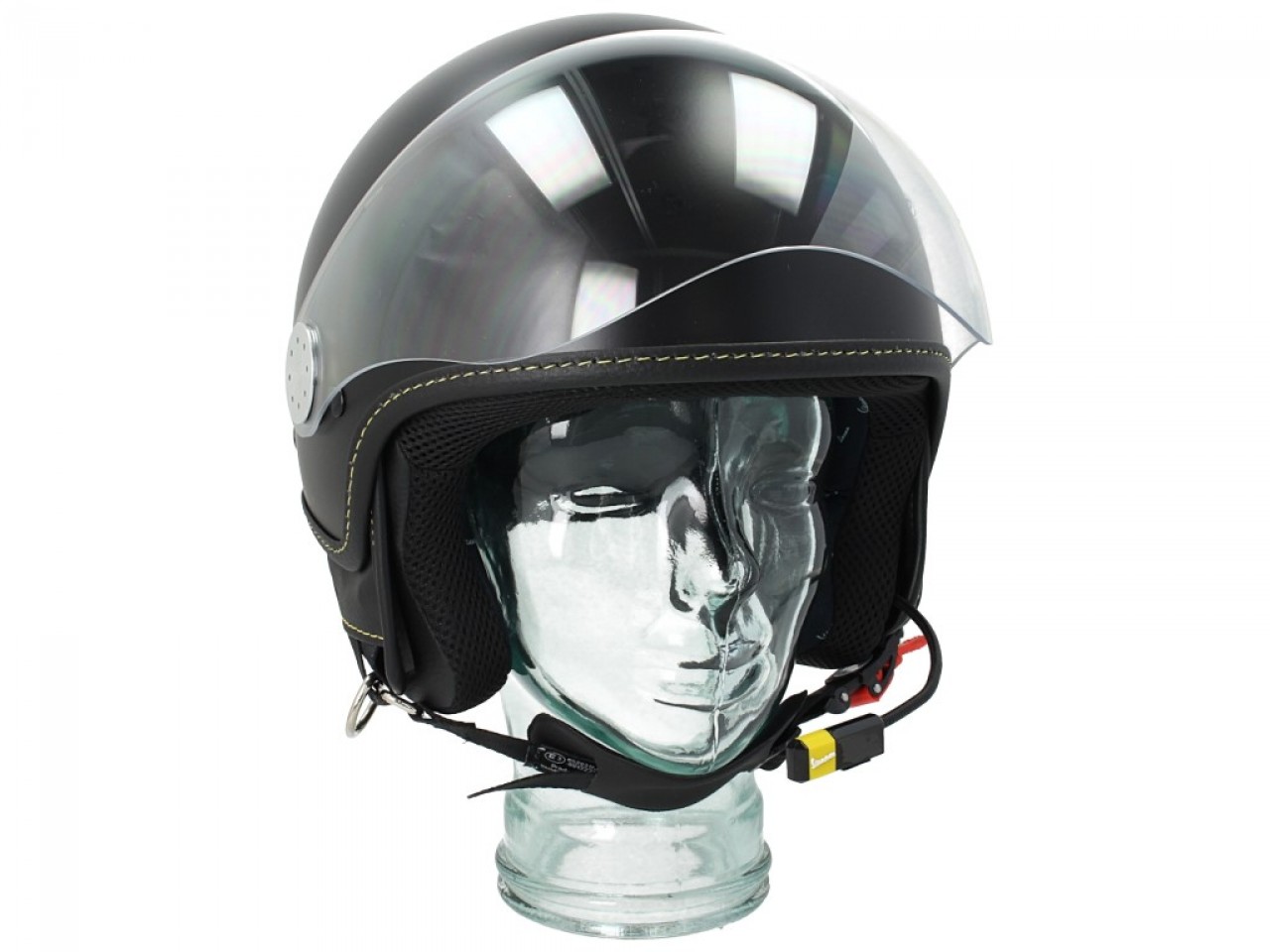 Vespa Jet Helm Vizier 3.0 Bluetooth zwart