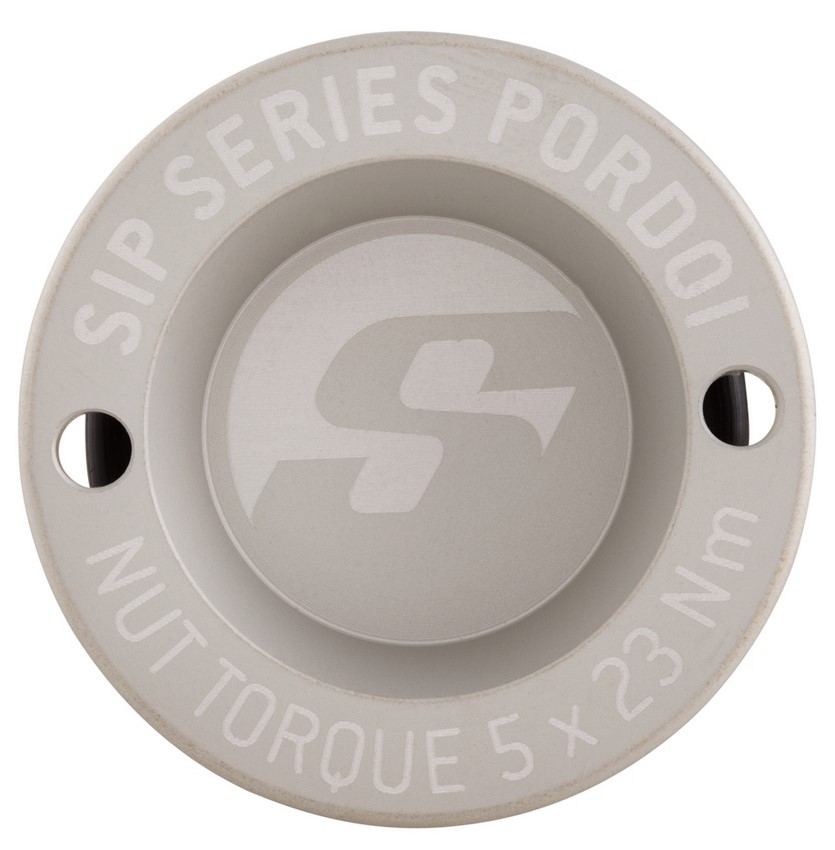 Stofhoes 12" velg vooraan voor Vespa GTS/GTS Super/GTV/GT 125-300ccm, zilver mat