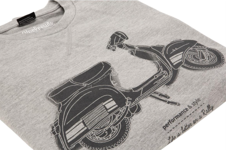 Sweatshirt "Life is better on a Rally", heren grijs