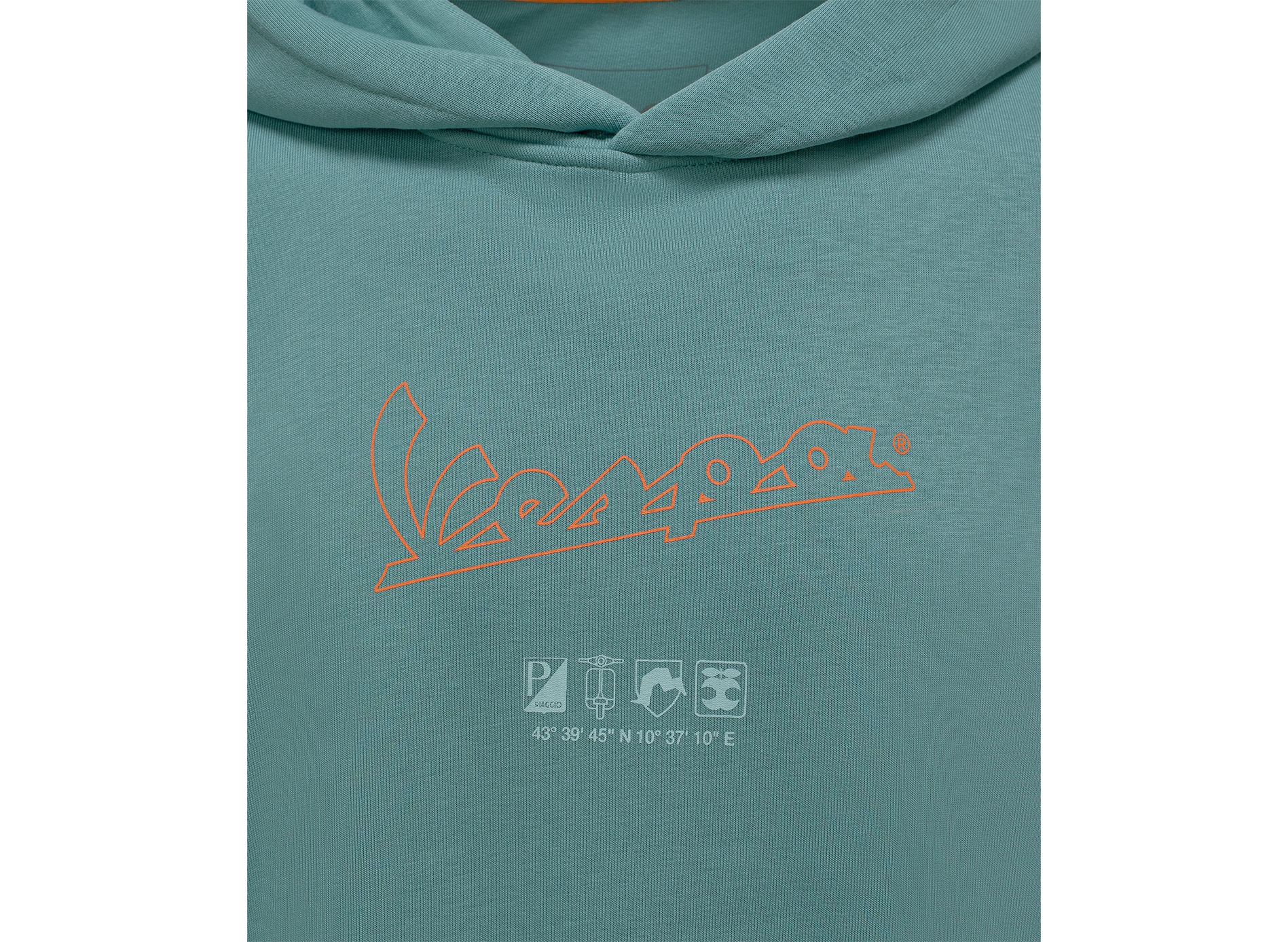 Vespa-hoodie Soul groen DEC-collectie - L