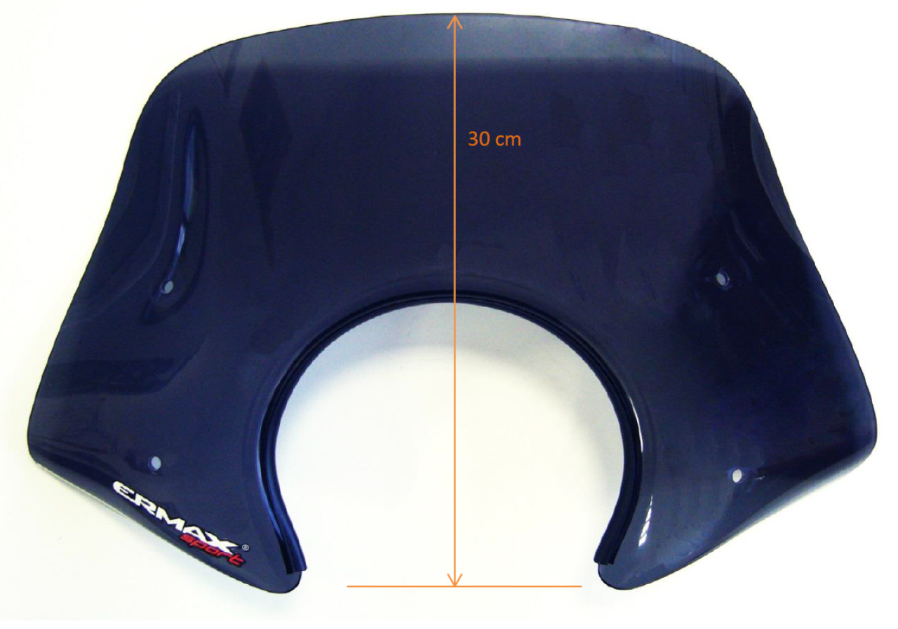 Windscherm ERMAX Piccolo H 300 mm voor Vespa Primavera 50-150cc 2T/4T, helder