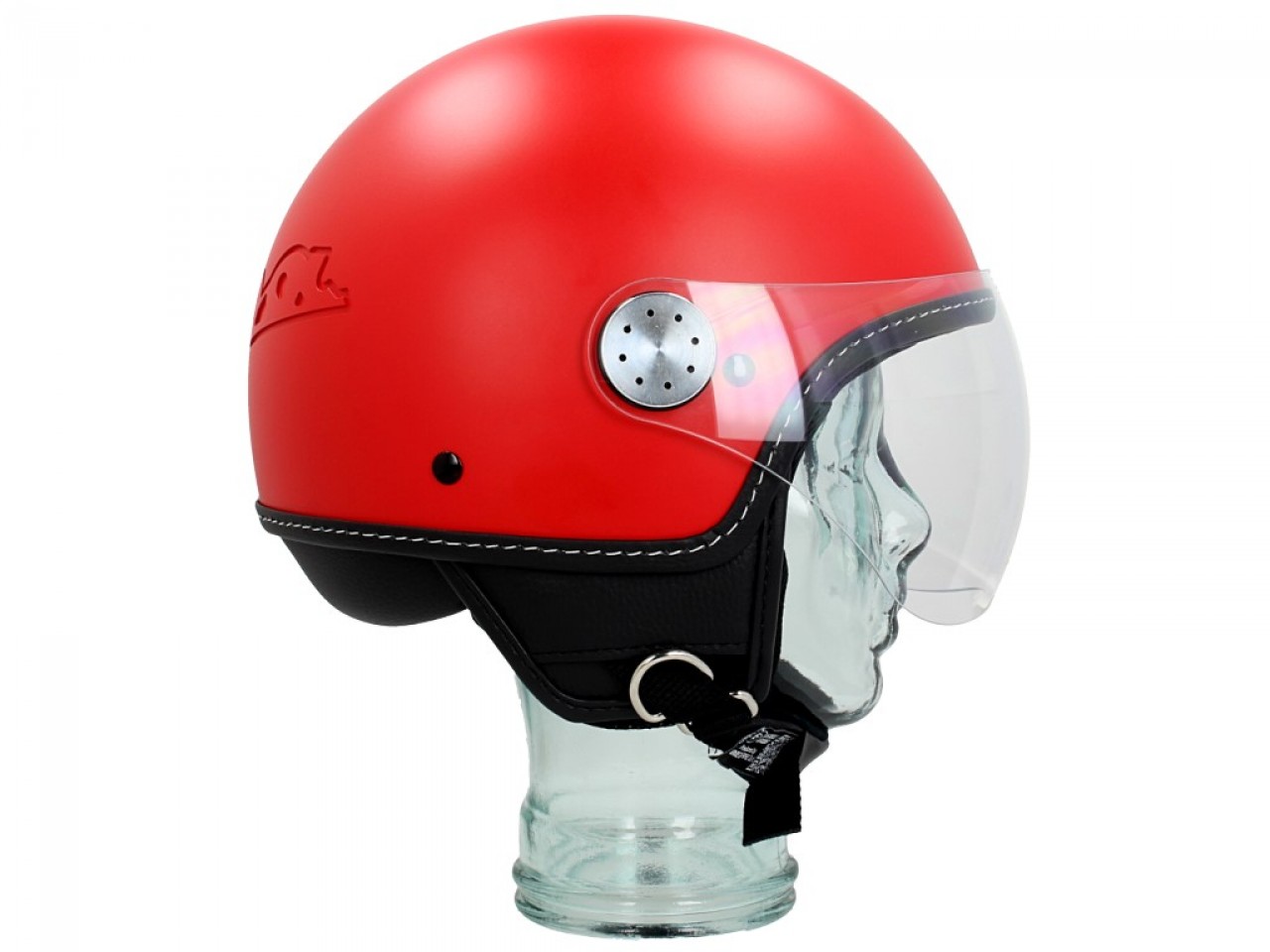 Vespa Jet Helm Vizier 3.0 rood profondo
