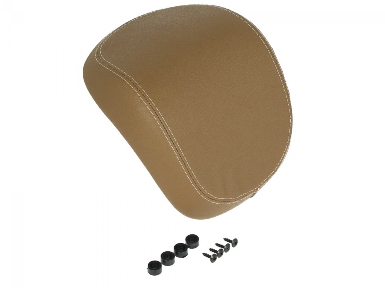 Topkofferset 32L blauw middernacht (222/A), rugkussen beige voor Vespa Sprint / Primavera