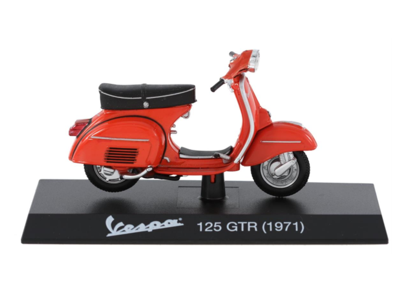 Model Vespa 125 GTR (1968), rood