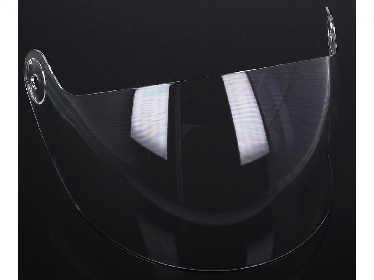 Helmo Milano vizier voor Turbine helm, helder, krasbestendig, lang