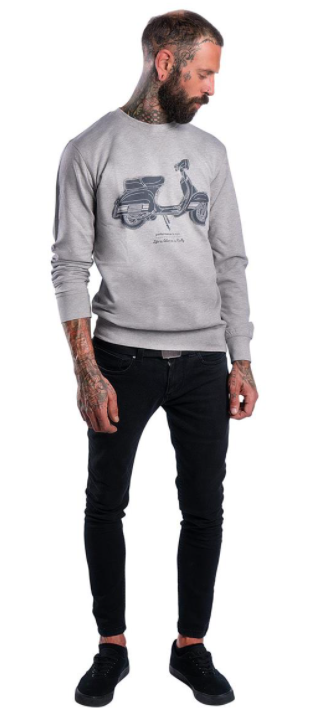 Sweatshirt "Life is better on a Rally", heren grijs