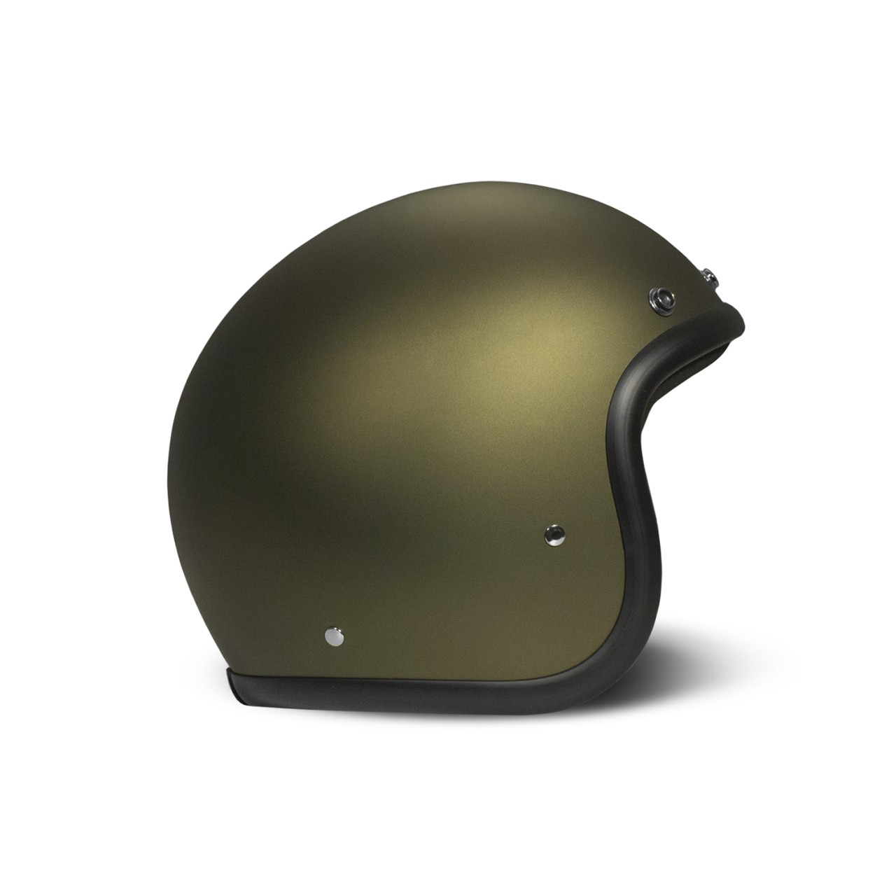 DMD jethelm Retro, groen, mat, Olive Gold, glasvezel, ECE 22.06
