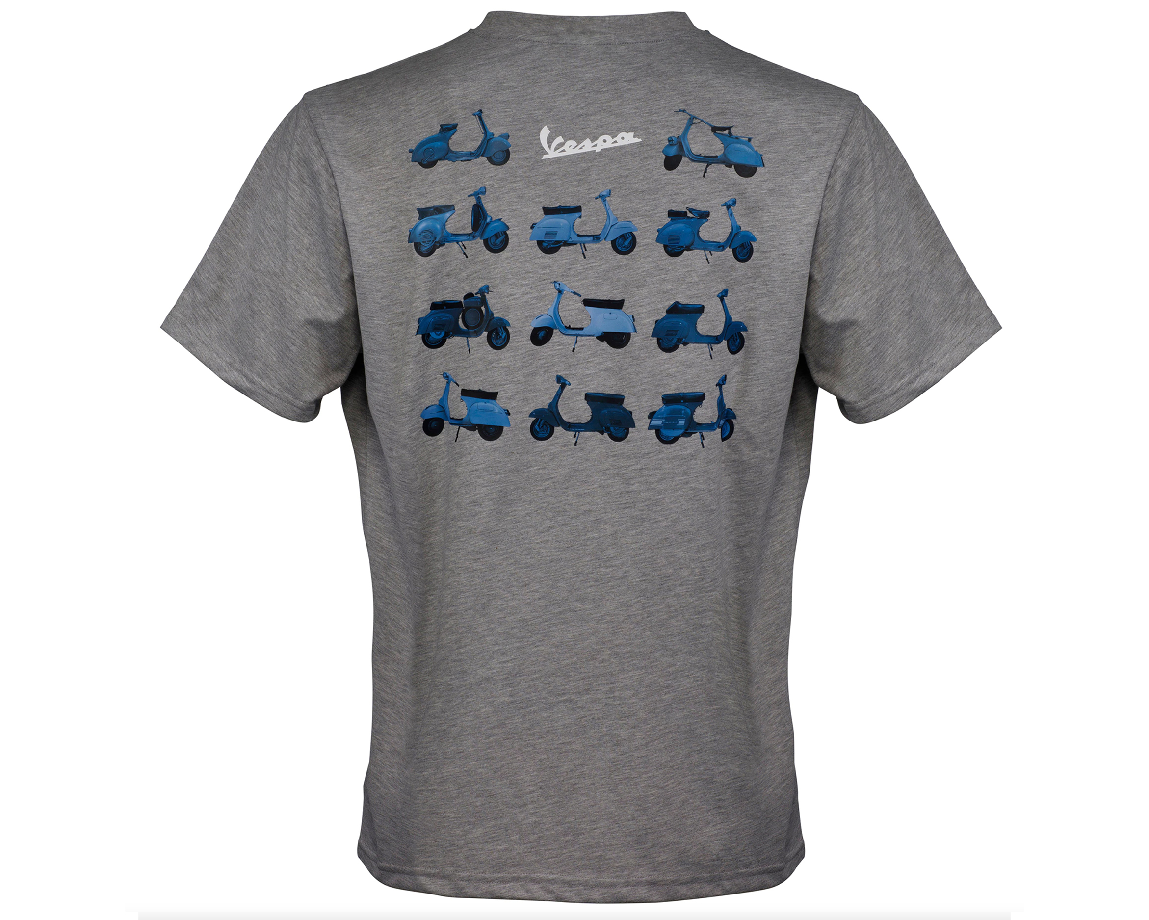 Vespa T-shirt Heritage - grijs