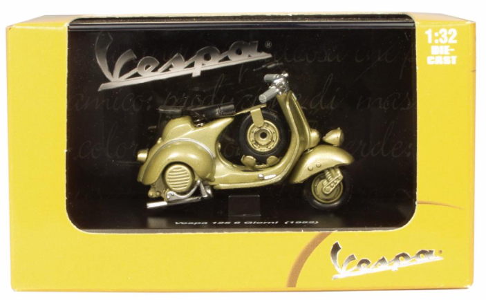 Model Vespa 125 6 Giorni (1952), brons