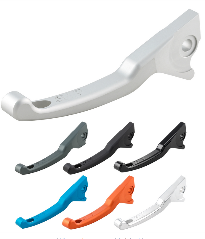Sport hendelset Brake Shorty voor Vespa LX /LXV /S /Primavera /Sprint 50-150cc, mat grijs