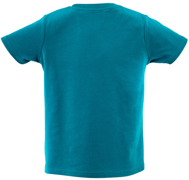 Kinder-T-shirt "Elefantastische reis!", turkoois