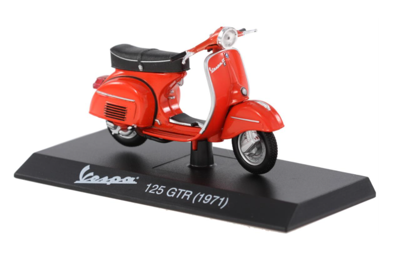 Model Vespa 125 GTR (1968), rood