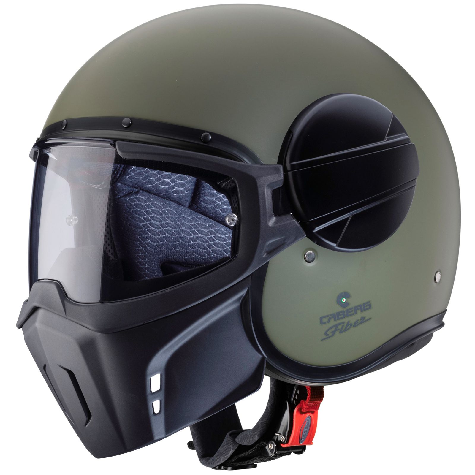 Caberg helm Ghost, mat groen