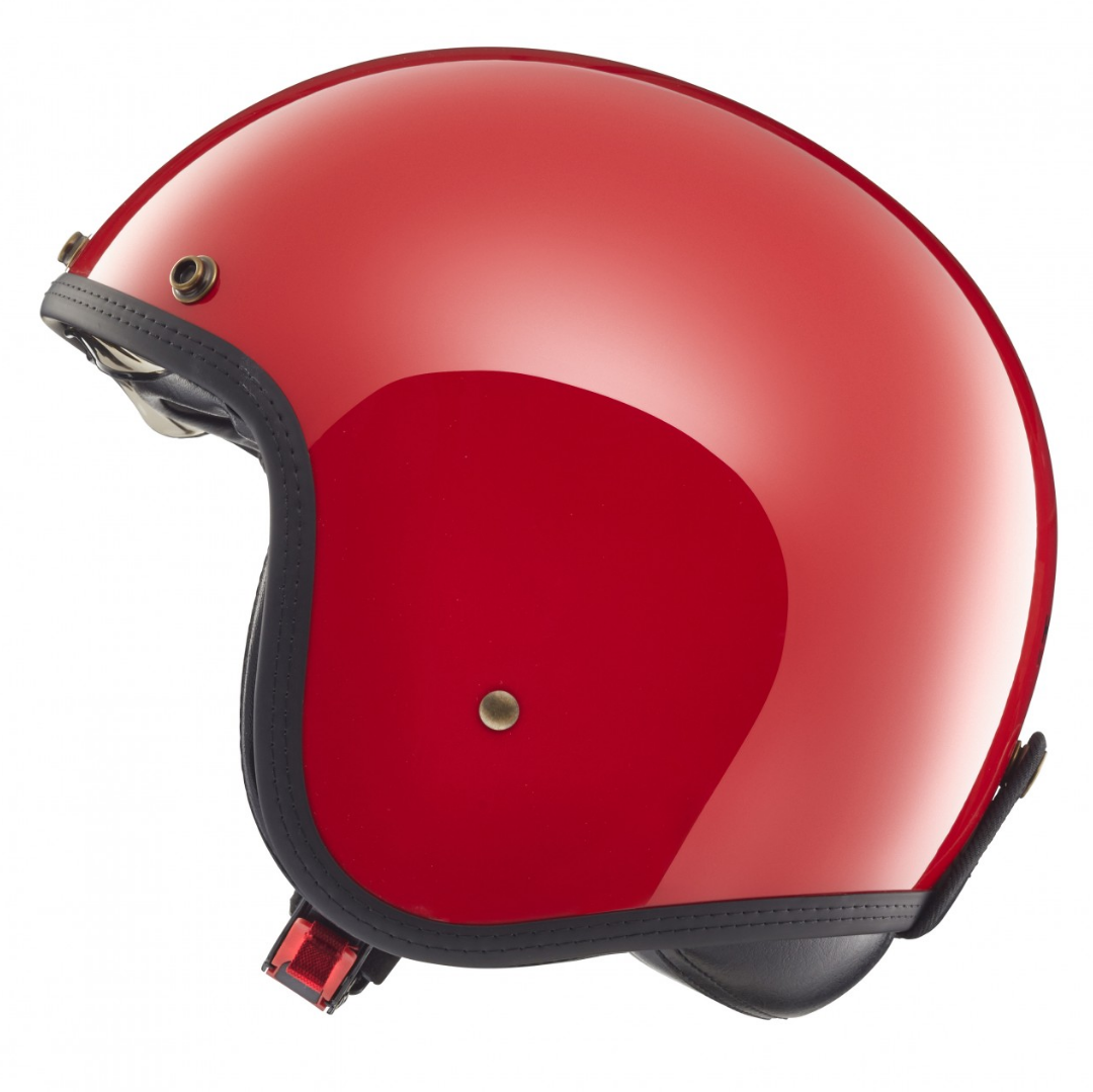 Helmo Milano Jet Helm, Audace, rood