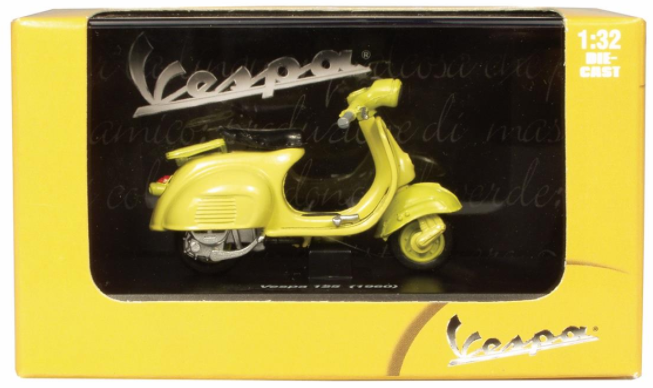 Model Vespa 125 (1960), geel