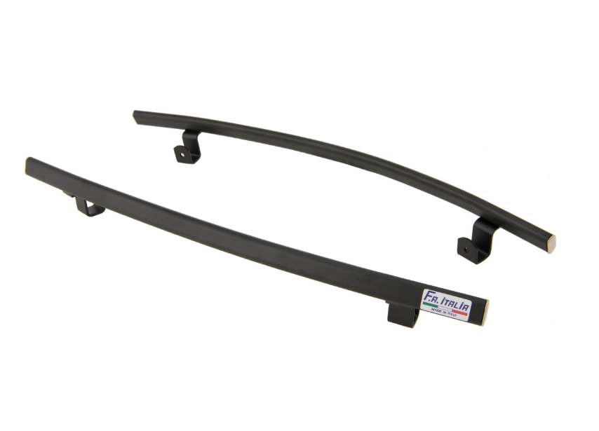 Crashbar zijafdekking voor Vespa Primavera/Sprint/Elettrica 50-150ccm, mat zwart