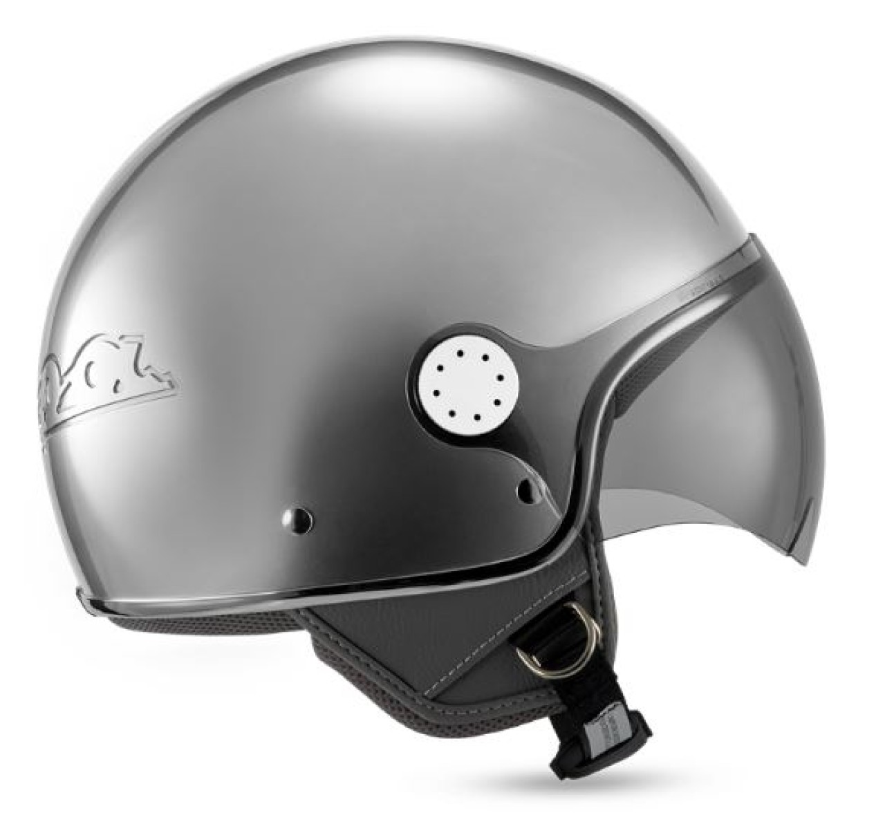 Vespa jethelm Vizier 4.0 DEC Blade zilver mat