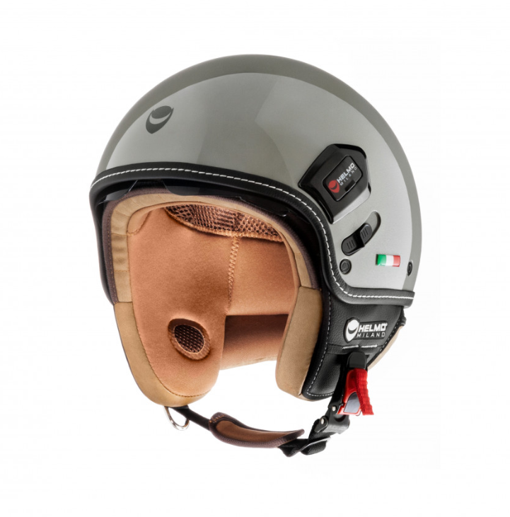 Helmo Milano Demi Jet, Puro Premium, grijs glanzend