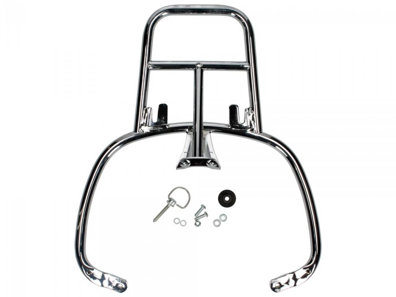 Topkofferset 32L blauw middernacht (222/A), rugkussen beige voor Vespa Sprint / Primavera