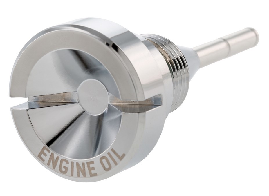 Olievulplug motorolie voor Vespa, chroom