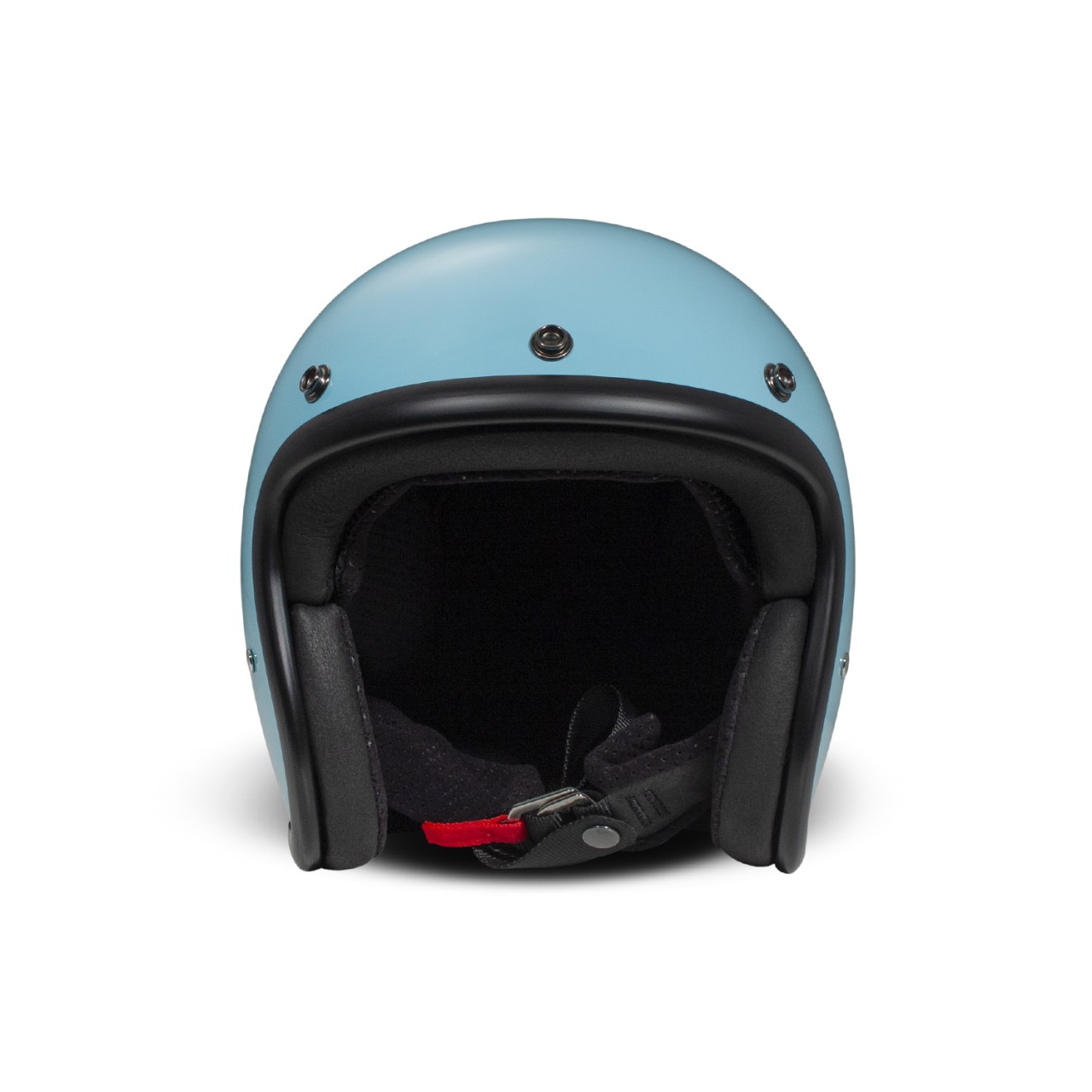 DMD jethelm Retro, blauw, glanzend, Light Blue, glasvezel, ECE 22.06