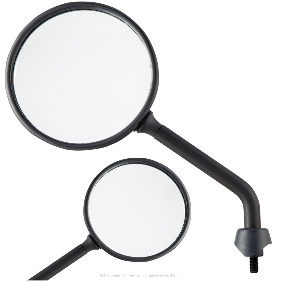 Spiegel Shorty zwart mat, rechts en links voor Vespa GTS / GTS Super HPE 125/300 ('19-)