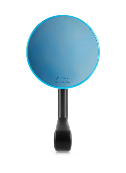 Stuurspiegel RIZOMA E-POP links of rechts voor Vespa, zwart/blauw