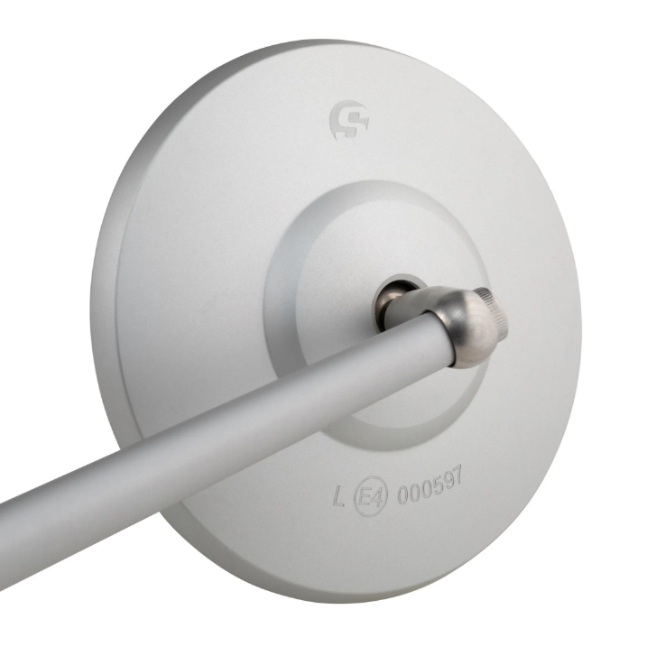 Standaardspiegel voor Vespa, linkse draad, zilvermat