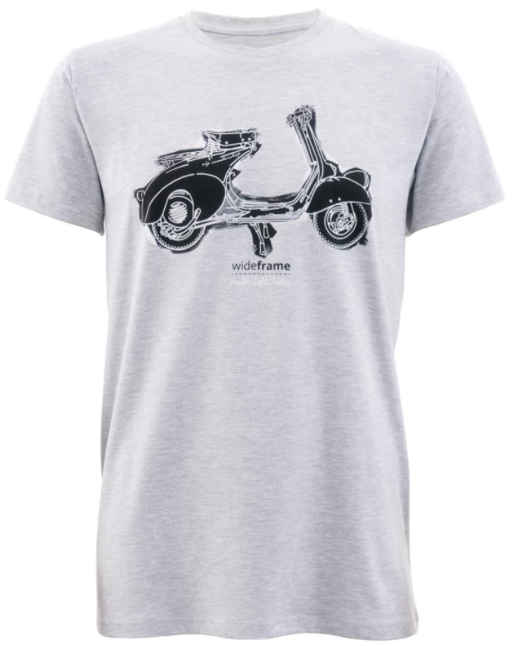 Faro Basso Fender Light Feeling" T-shirt, heren grijs gemêleerd