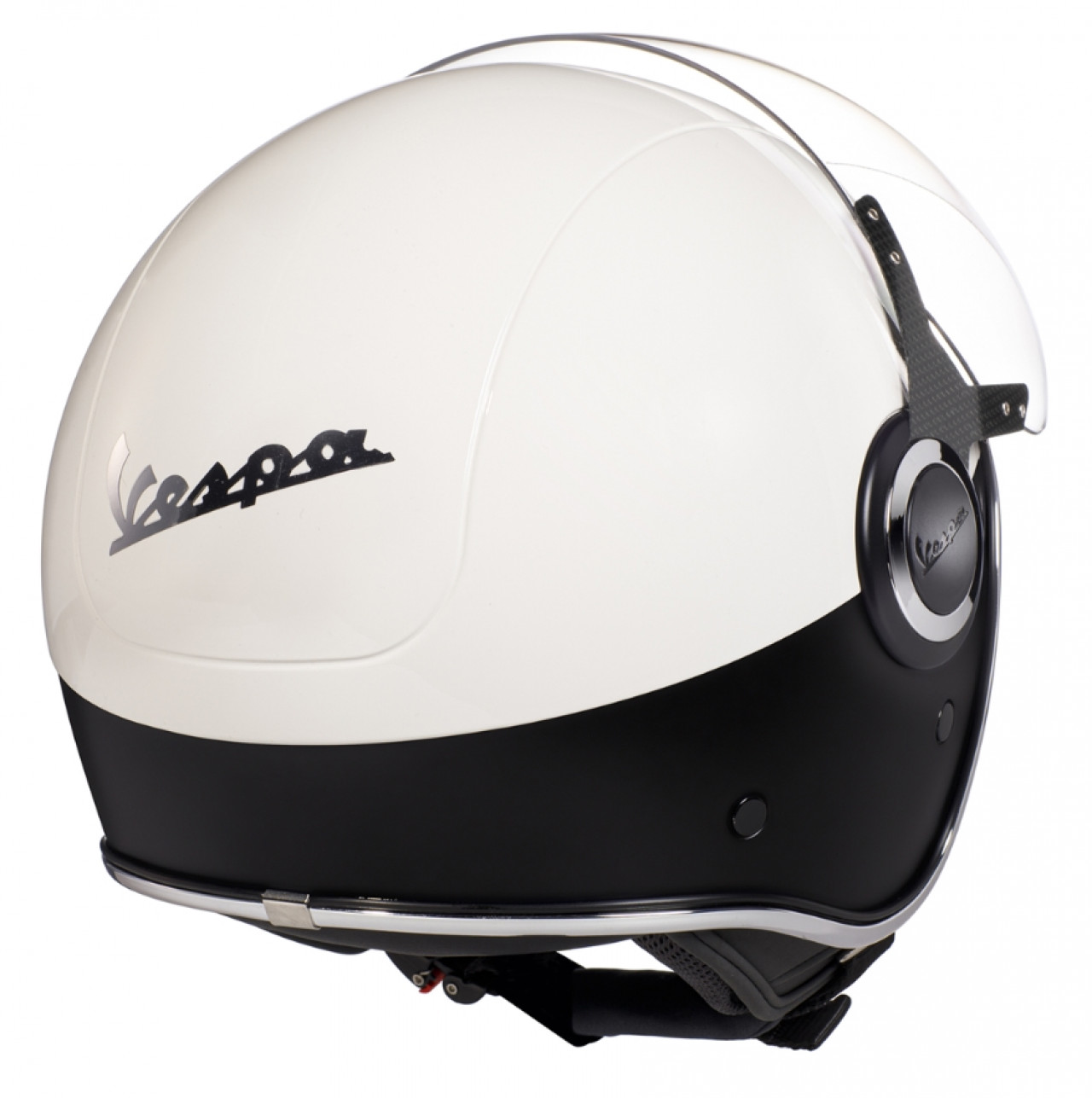 Vespa VJ helm wit/zwart maat M