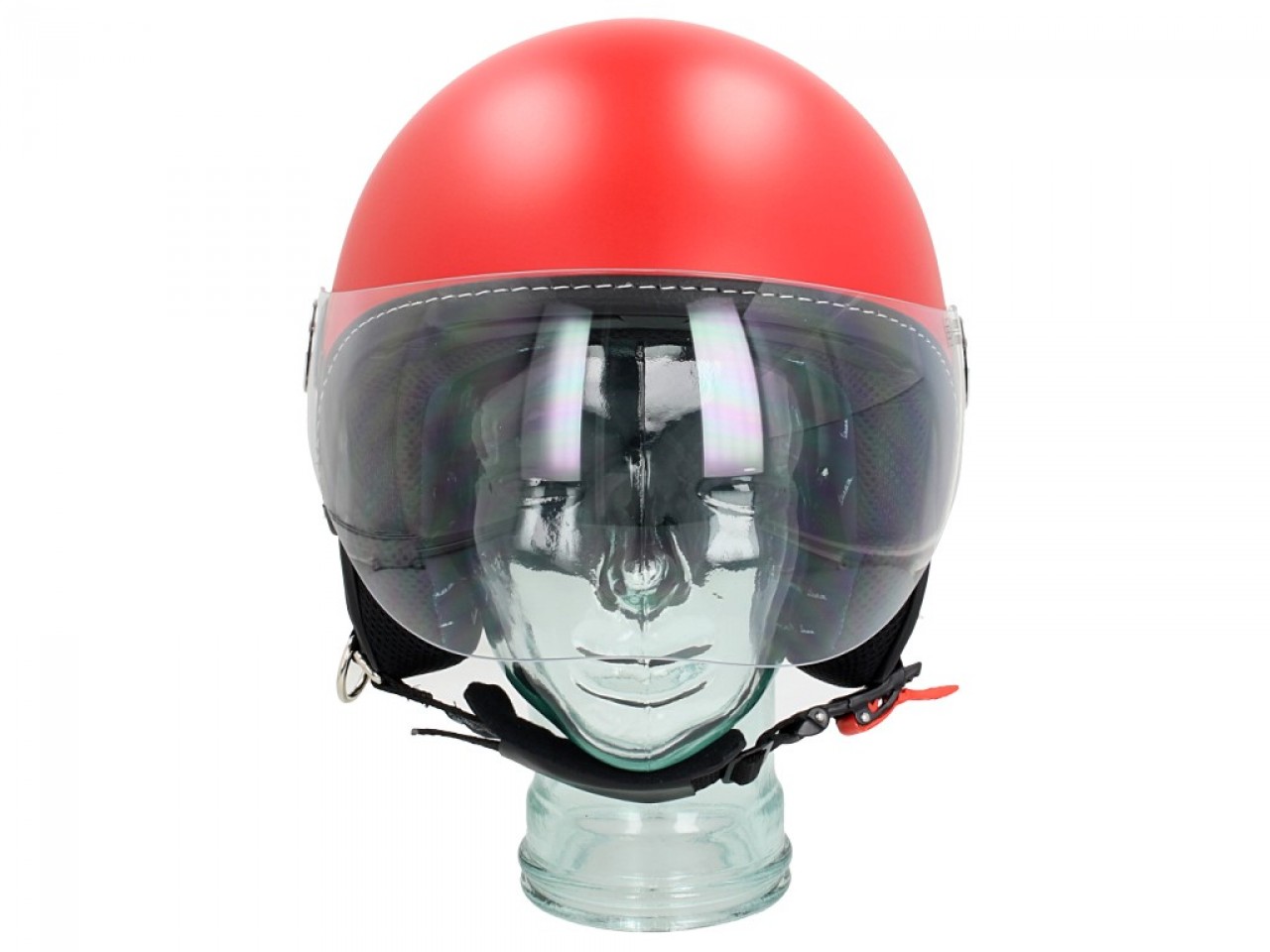 Vespa Jet Helm Vizier 3.0 rood profondo
