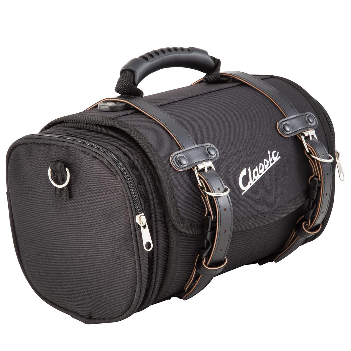Tas "Classic" klein voor Vespa - zwart, nylon