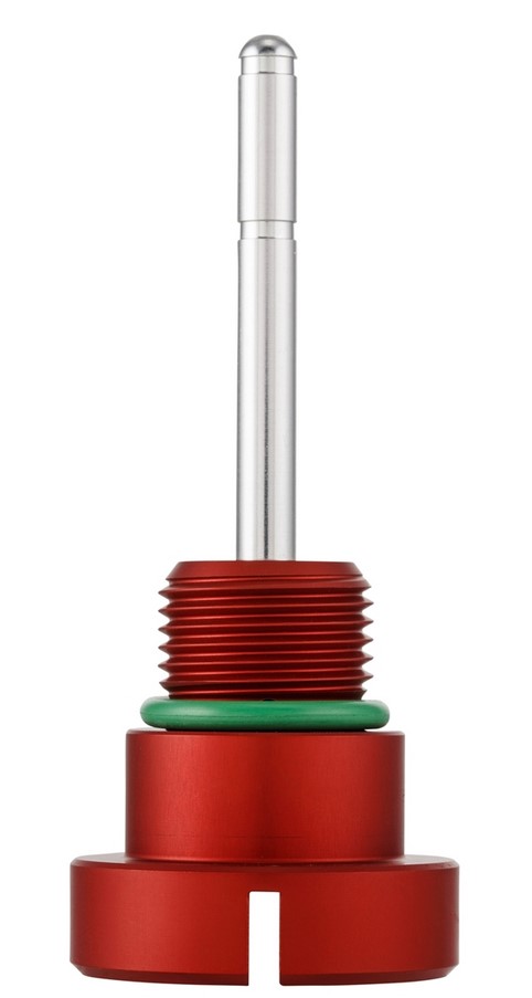 Olievulplug motorolie voor Vespa, rood mat