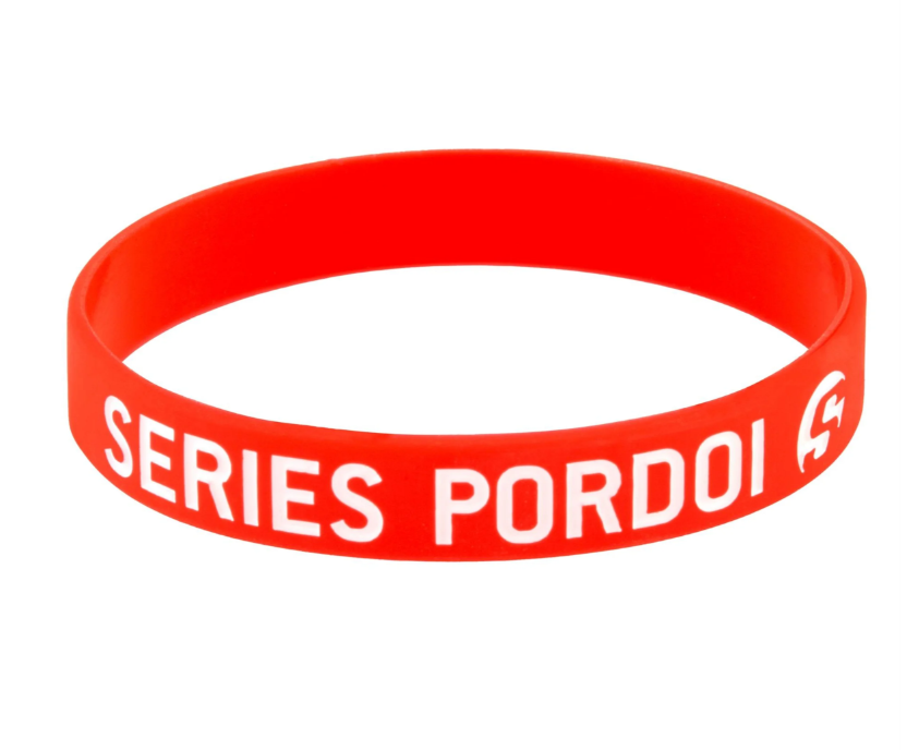 SERIES PORDOI" elastiek voor spatbordnippel, rood