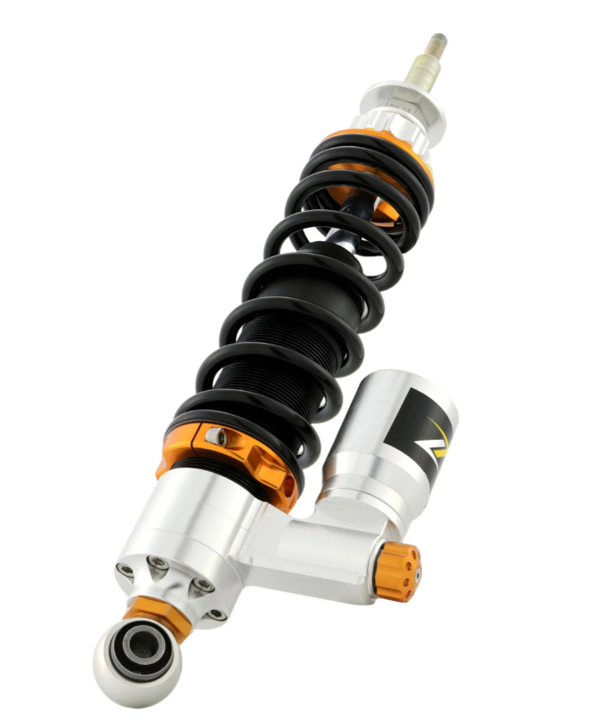 Achterschokdemper ZELIONI voor Vespa LX/LXV/S 125/150cc, zilver/oranje/zwart