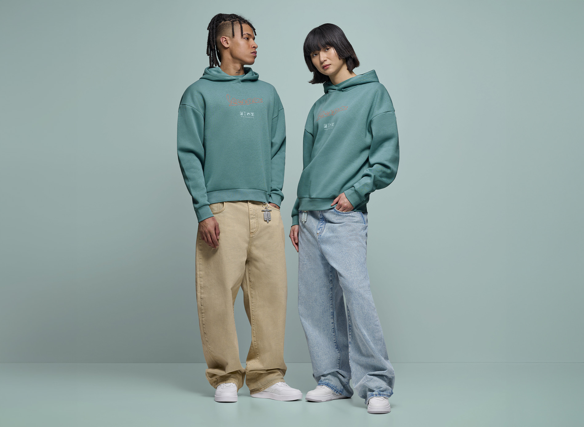 Vespa-hoodie Soul groen DEC-collectie - L