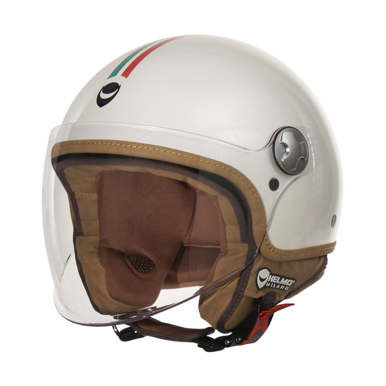 Helmo Milano Demi Jet Veloce wit glanzend