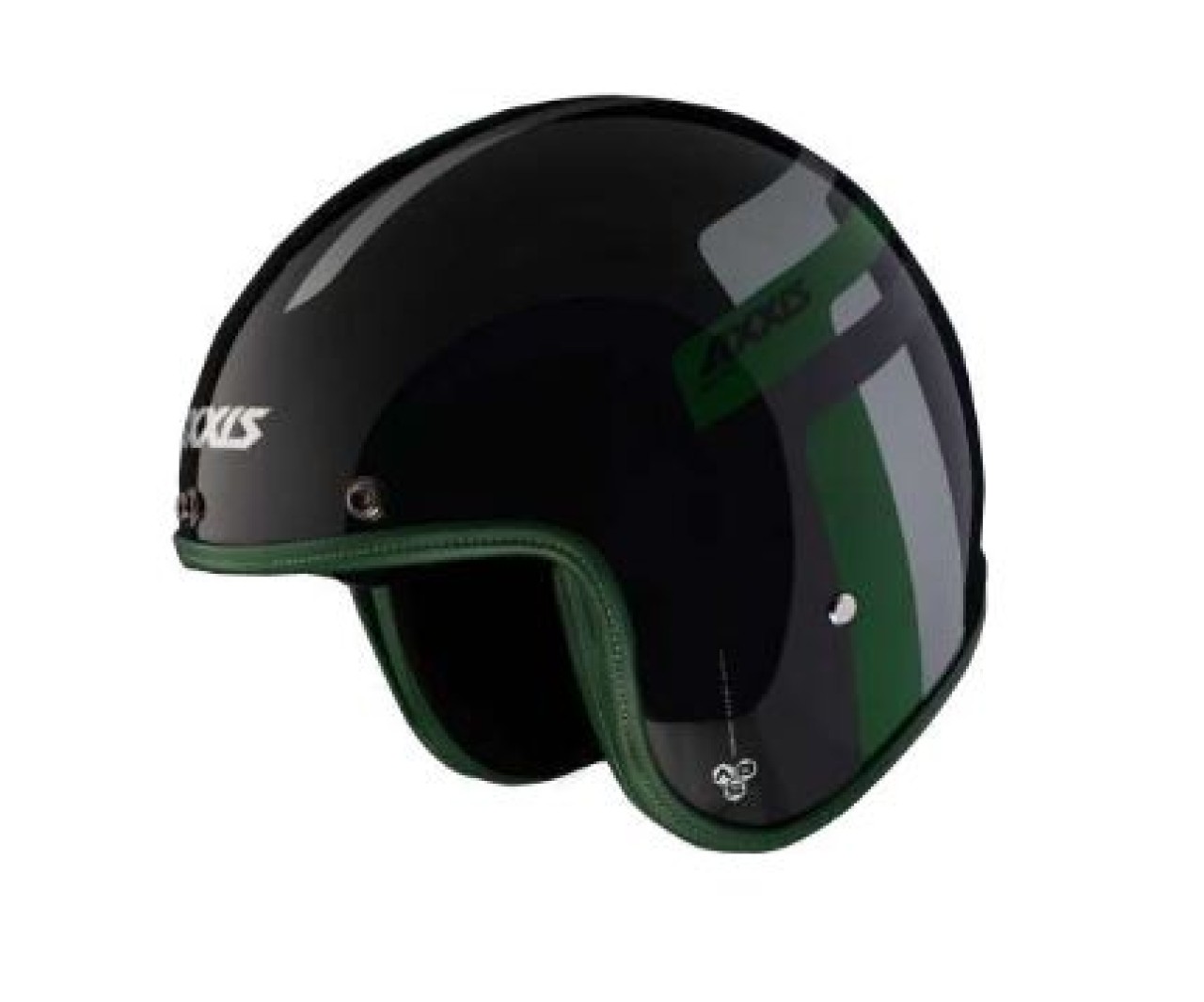 Axxis straalhelm, Hornet SV Oldstyle, glanzend groen