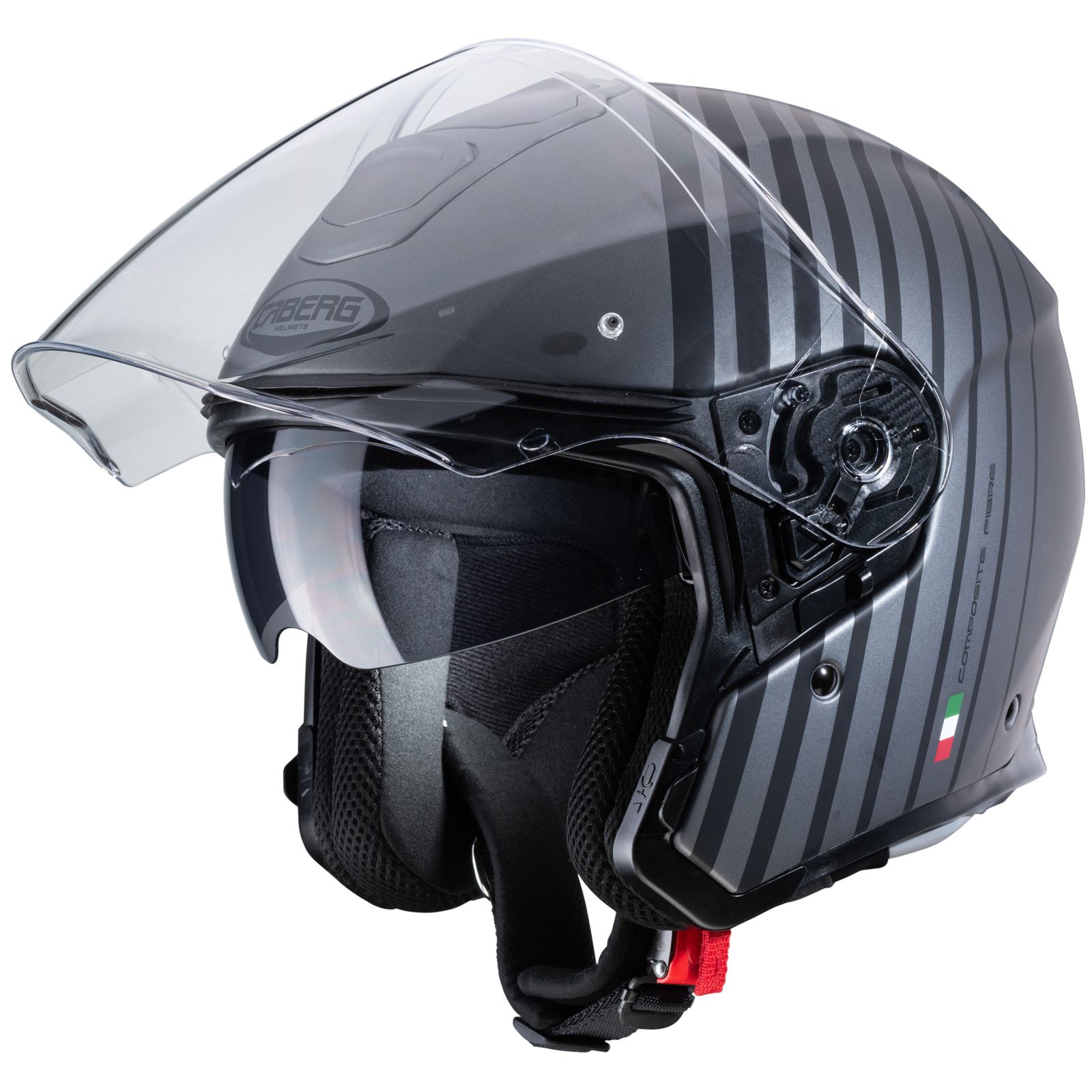 Caberg Helm Flyon Bakari, mat-gun/zwart