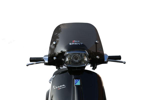 Windscherm Faco klein voor Vespa Sprint - getint