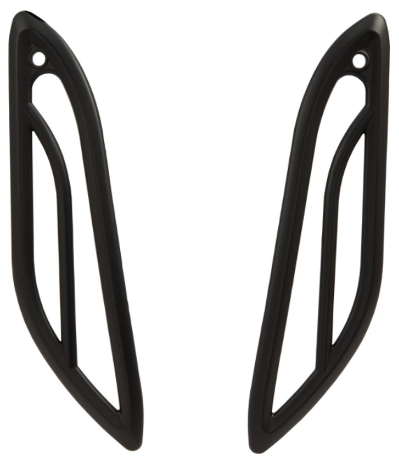 Rooster voor knipperlichten rechts/links, achteraan voor Vespa Primavera/Sprint 50-150cc 2T/4T AC, mat zwart